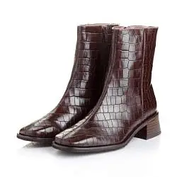 Полусапоги женские Wonders 182885 коричневый