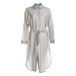 Платье-рубашка женское SS 176409 серый