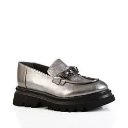 Лоферы женские Fru.it 185223 серебряный