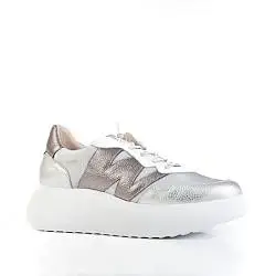 Кроссовки женские Wonders 187955 серебряный