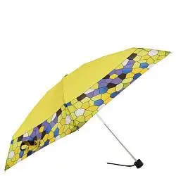 Зонт жен механика 5 сложения Fabretti 167617 желтый