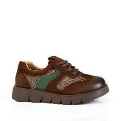 Кеды женские PAOLO MORO 187790 коричневый