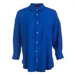 Рубашка женская Gomlex 169565 синий