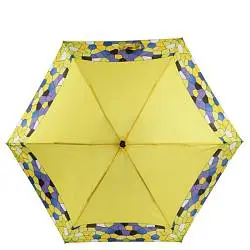 Зонт жен механика 5 сложения Fabretti 167617 желтый