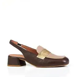 Лоферы женские LES VENUES 188740 бежевый