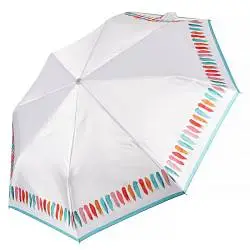 Зонт жен облегченный автомат 3 сложения Fabretti 167608 голубой