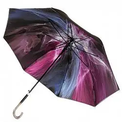 Зонт-трость жен Fabretti 164190 серый