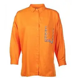 Рубашка женская First way 167724 оранжевый