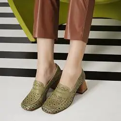 Туфли женские Mat:20 167309 зеленый