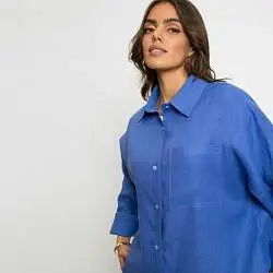Блуза женская ElectraStyle 165780 синий