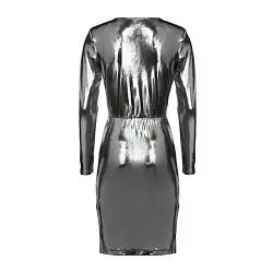 Платье женское KING KONG 143959 серебряный