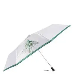 Зонт жен облегченный автомат 3 сложения Fabretti 167610 зеленый