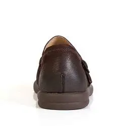 Лоферы женские MADIA MARA 187224 коричневый