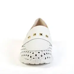 Лоферы женские PITILLOS 188236 белый