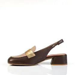 Лоферы женские LES VENUES 188740 бежевый