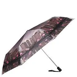 Зонт жен облегченный автомат 3 сложения Fabretti 164185 коричневый