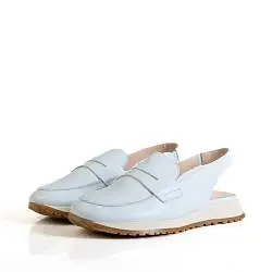 Лоферы женские Wonders 187411 голубой