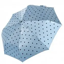 Зонт женский  автомат 3 сложения Fabretti 167613 голубой