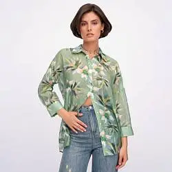 Блуза женская ElectraStyle 176101 зеленый