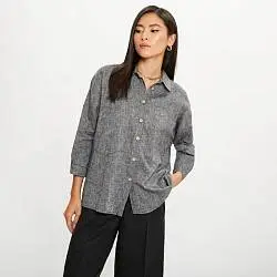 Рубашка женская ElectraStyle 174028 серый